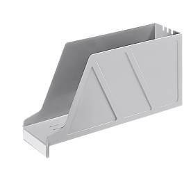 Leitz, Leitz Stehsammler 2427 Polystyrol Grau 9,7 x 33,5 x 17,8 cm