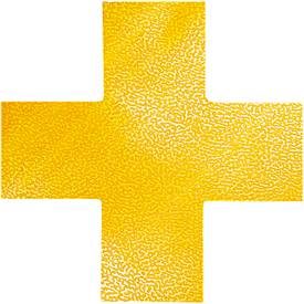 DURABLE, DURABLE Bodenmarkierungsaufkleber Kreuz, LxB 150 x 150 mm, Stärke 0,7 mm, 5 Packungen à 10 Aufkleber/VE
