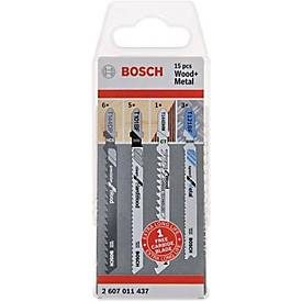 Bosch Accessories, 15-teiliges Stichsägeblatt-Set für Holz und Metall von Bosch
