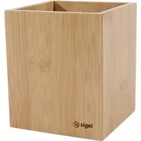 Sigel, SIGEL Stiftek&ouml;cher Eyestyle SA204 bambus 9.8x9.8cm