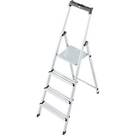 KRAUSE, KRAUSE® Stufen-r, 1-seitig, mit Hightech-Gelenkverbindungen, Aufstelltiefe 820 mm