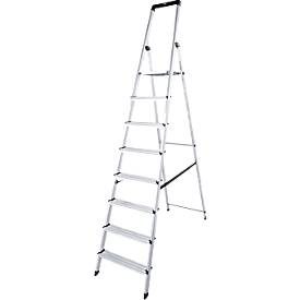 KRAUSE, Stufen-r KRAUSE®, 1-seitig, mit Hightech-Gelenkverbindungen, Aufstelltiefe 1.400 mm