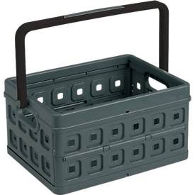 SunWare, sunware Klappbox 57500636 Anthrazit Kunststoff 31,5 x 44 x 21 cm 24 L