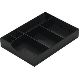 Styro, STYRO styrodoc System-Schublade 268-405.95 schwarz 1 l&auml;ngs/2 quer