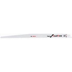 Bosch Accessories, Bosch Accessories 2608654763 Säbelsägeblatt S 1411 DF, Heavy for Wood and Metal, 5er-Pack Sägeblatt-Länge 300 mm 5 St.