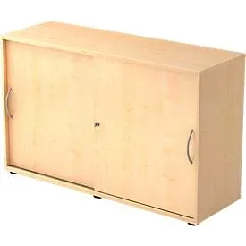 LIVIQUE, Aktenschrank Office Beige Holz 120 cm 40 cm 74.8 cm - Farbe: Ahorn - Material: Holzwerkstoff - Aktenschrank
