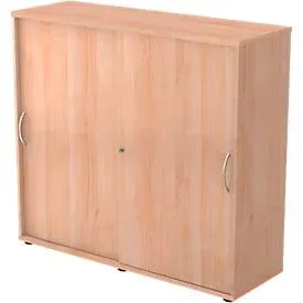LIVIQUE, Aktenschrank Office Braun Holz 120 cm 40 cm 110 cm - Farbe: Nussbaum Dekor - Material: Holzwerkstoff - Aktenschrank