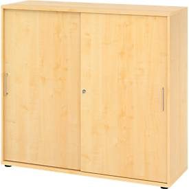 Hammerbacher, Hammerbacher Schrank V1753S/3/3/BS Ahorn 120 x 40 x 110 cm