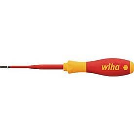 Wiha, VDE Schlitz-Schraubendreher Wiha 3201 slimFix 35501 Klingenbreite: 4.5 mm Klingenlänge: 125 mm