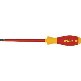 Wiha, VDE Schlitz-Schraubendreher Wiha SoftFinish electric 00824 Klingenbreite: 4.5 mm Klingenlänge: 125 mm