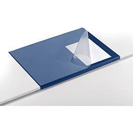 DURABLE, DURABLE Schreibunterlage Spezial Kunststoff mit Abdeckung DunkelBlau 65 x 52 cm