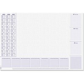 Sigel, SIGEL Schreibunt. Lilac 3J.59.5x41cm HO355 weiss, D/E/NL, MO-SO 30Bl.