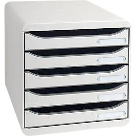 Exacompta, EXACOMPTA Schubladenbox grau 309740D 5 F&auml;cher