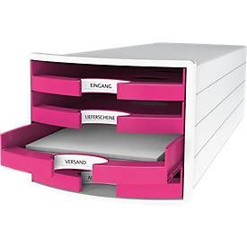 HAN, HAN Schubladenelement Impuls 1013-56 pink 4 F&auml;cher