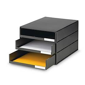 Styro, STYRO Systembox styroval pro &ouml;ko 14-8051.90 schwarz/schwarz 3 Schubladen