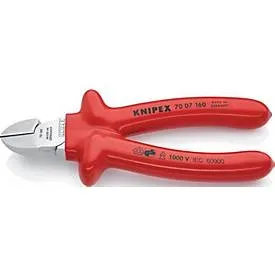 Knipex, Knipex 70 07 160 VDE Seitenschneider mit Facette 160 mm
