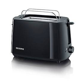 Severin, Severin Toaster "AT 2287 Schwarz" 700 W Lieferung mit passendem CH-Fixadapter