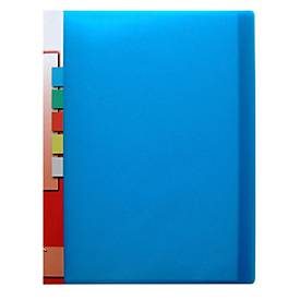 Kolma, KOLMA Sichtbuch Easy A4 03.752.05 blau, 20 Taschen