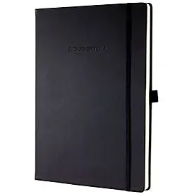 CONCEPTUM, CONCEPTUM Notizbuch 213x295x20mm CO111 kariert schwarz