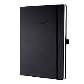 CONCEPTUM, CONCEPTUM Notizbuch A4 CO112 liniert, 80g, 194 Bl. schwarz