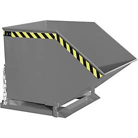 Bauer, Bauer® Späne-Kippmulde, kastenförmige Mulde, lackiert, Volumen 0,8 m³, RAL 7005 mausgrau