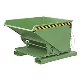 Spänebehälter für Gabelstapler, Typ S3S 600, grün RAL 6011