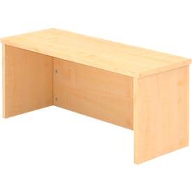 LIVIQUE, Thekenaufsatz Office Holz 80 cm - Farbe: Ahorn - Material: Holzwerkstoff - Thekenaufsatz