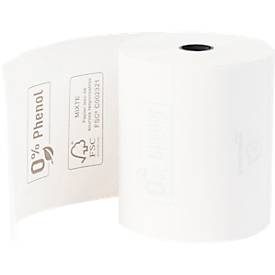Exacompta, EXACOMPTA Rolle Thermo Papier 5Stk. 43828E 80x80mmx72m f&uuml;r Kasse