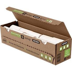 Exacompta, EXACOMPTA Rolle Thermo Papier 20Stk. 40762E 57x30mmx9m f&uuml;r SumUp
