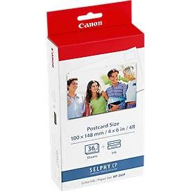 Canon, CANON Farbtinte/Papierset 10x15cm KP36IP CP 100 36 Blatt