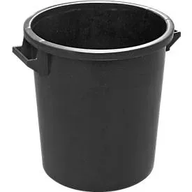 Tonne, aus HDPE, stapelbar 35 Liter, schwarz
