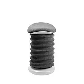 Topstar Hocker SITNESS 4D, ergonomisch, aktives Sitzen, gepolsterter Sattelsitz, höhenverstellbar, um 360° drehbar, Tragegriff, papyrusweiss/schwarz