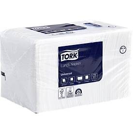 Tork, Tork Servietten 32,5 x 32,5 cm Weiß 8 Stück à 500 Blatt