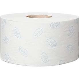 Tork, Tork weiches Mini Jumbo Toilettenpapier Weiss T2, Premium, 2-lagig, 12 × 170 m, 110253
