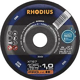 Rhodius, RHODIUS Trennscheibe XT67 D125x1mm ger.STA Bohr.22,23mm