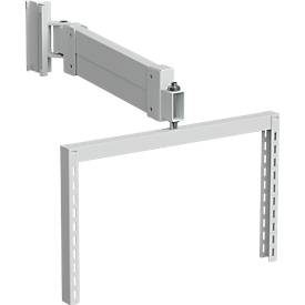 Treston Drehbarer Werkzeughalter, ESD-leitfähig, 513 x 320 mm, lichtgrau RAL 7035