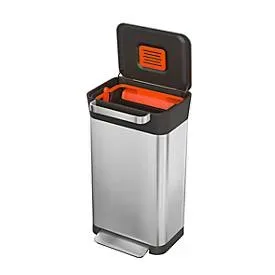 Joseph Joseph, Recyclingstation Joseph Joseph Titan Edelstahl/Schwarz Edelstahl/Kunststoff 68 cm 30 l - Recyclingstation