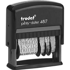 Trodat, TRODAT Stempel Printy Wortband D 4817D-EK-SC 12 Texte 4x46mm