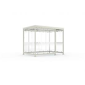 wsm®, Überdachungssystem WSM Köln K3 d/b, B 3180 x T 2165 x H 2510 mm, fertig montiert, anthrazitgrau RAL 7016