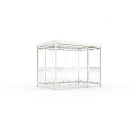 wsm®, Überdachungssystem WSM Köln K3 d/b, B 3180 x T 2165 x H 2510 mm, fertig montiert, anthrazitgrau RAL 7016