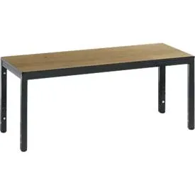 C+P, C+P Umkleidesitzbank Basic Plus, Länge 1.000 mm, schwarzgrau/Eiche Sereno