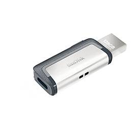SanDisk, SanDisk -  USB-Speicherstick 3.1 Ultra Dual 128 GB Typ C, Schwarz, 128 GB