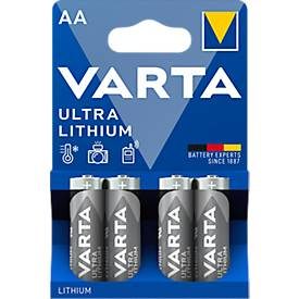 VARTA, VARTA Batterie Lithium AA,1,5V 6106301404 2900 mAh 4 St&uuml;ck