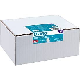 DYMO, Dymo LW 2093092 / 99014 Authentic Versand-/Namensschildetiketten Selbstklebend Weiss 54 x 101 mm 6 Rollen à 220 Etiketten