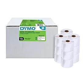 DYMO, Dymo - Rollenetiketten, 101 mm x 54 mm, permanent, Weiss, One Size