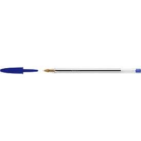 BIC, BIC Cristal Original Kugelschreiber Blau Mittel 0.4 mm 100 Stück