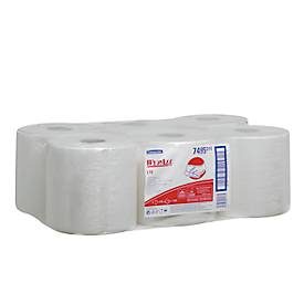 WYPALL, WYPALL Wischtuchrolle L10 1-lagig Zentralentnahme Weiß 6 Rollen à 630 Blatt