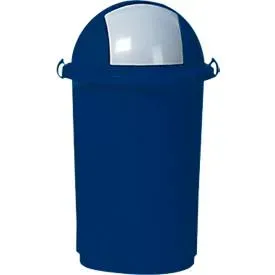 VAR, VAR® Abfallsammler 50 Liter, mit Einwurfklappe, blau