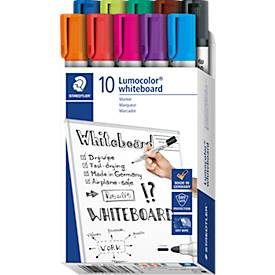 STAEDTLER, STAEDTLER Whiteboard Marker Rundspitze Farbig assortiert 10 Stück
