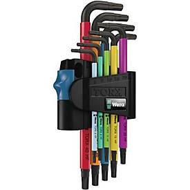 Wera, Wera Multicolour Innen-TORX Winkelschraubendreher-Set T 8, T 9, T 10, T 15, T 20, T 25, T 27, T 30, T 40 9teilig